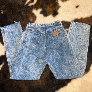 Vintage Acid Wash Wranglers